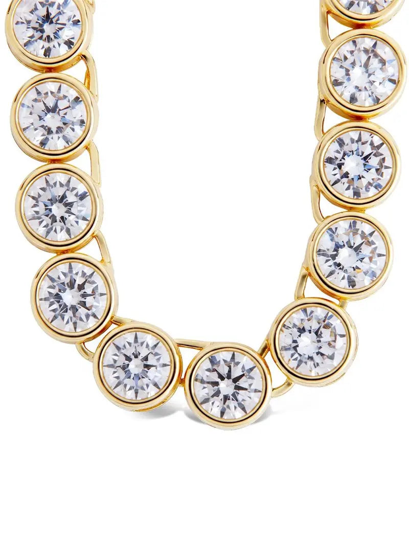 Helene Bezel CZ Tennis Necklace, 3mm Classic & 5mm Statement, Adjustable Size for Any Occasion